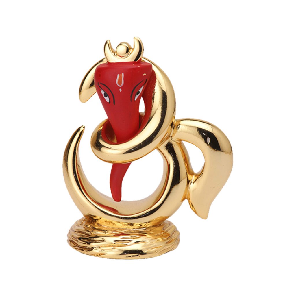 Om Ganesha Gold Aarya24kt Gold Foil Artwork Gift Items