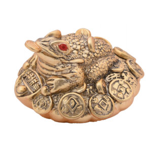 Gold Antique Frog with Coin - Lucky Hopper