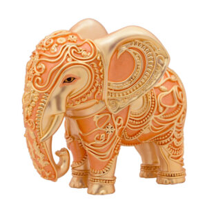 Aarya Majestic Decor Elephant Orange