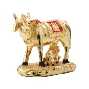 Gold Cow With Calf
