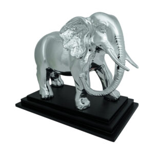 Down Trunk Silver Eternal Elephant