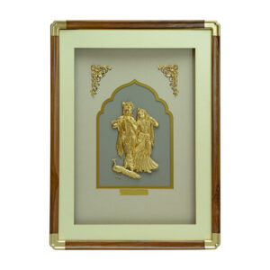 Radhakrishna with Peacock