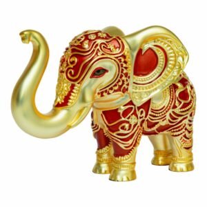 Majestic D?cor Elephant Red - Large