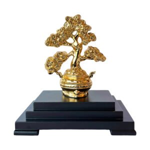 Golden Money Tree Window