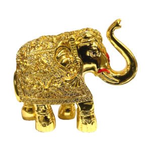 Elephant Pure Gold Trunk Up - Medium