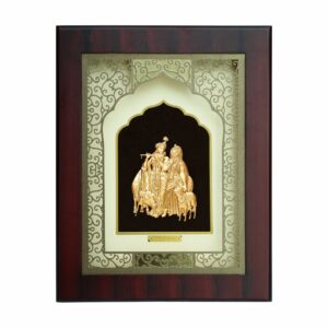 Radha Krishna with Cow