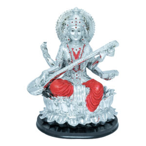 Silver Jumbo Laxmi Ji With Round Base