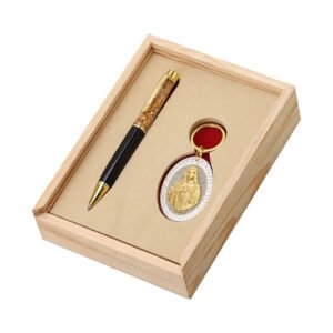 Combo Mother Mary Keychain + Pen
